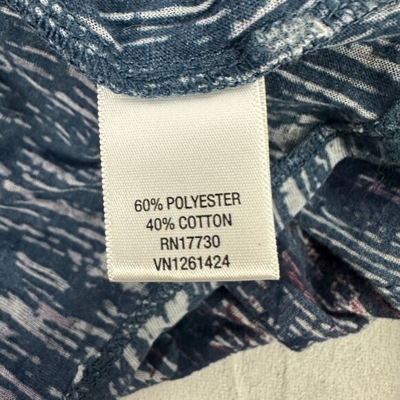 Xhilaration Navy Open Front Waterfall Cardigan Draped Lightweight Size Small - Picture 4 of 5